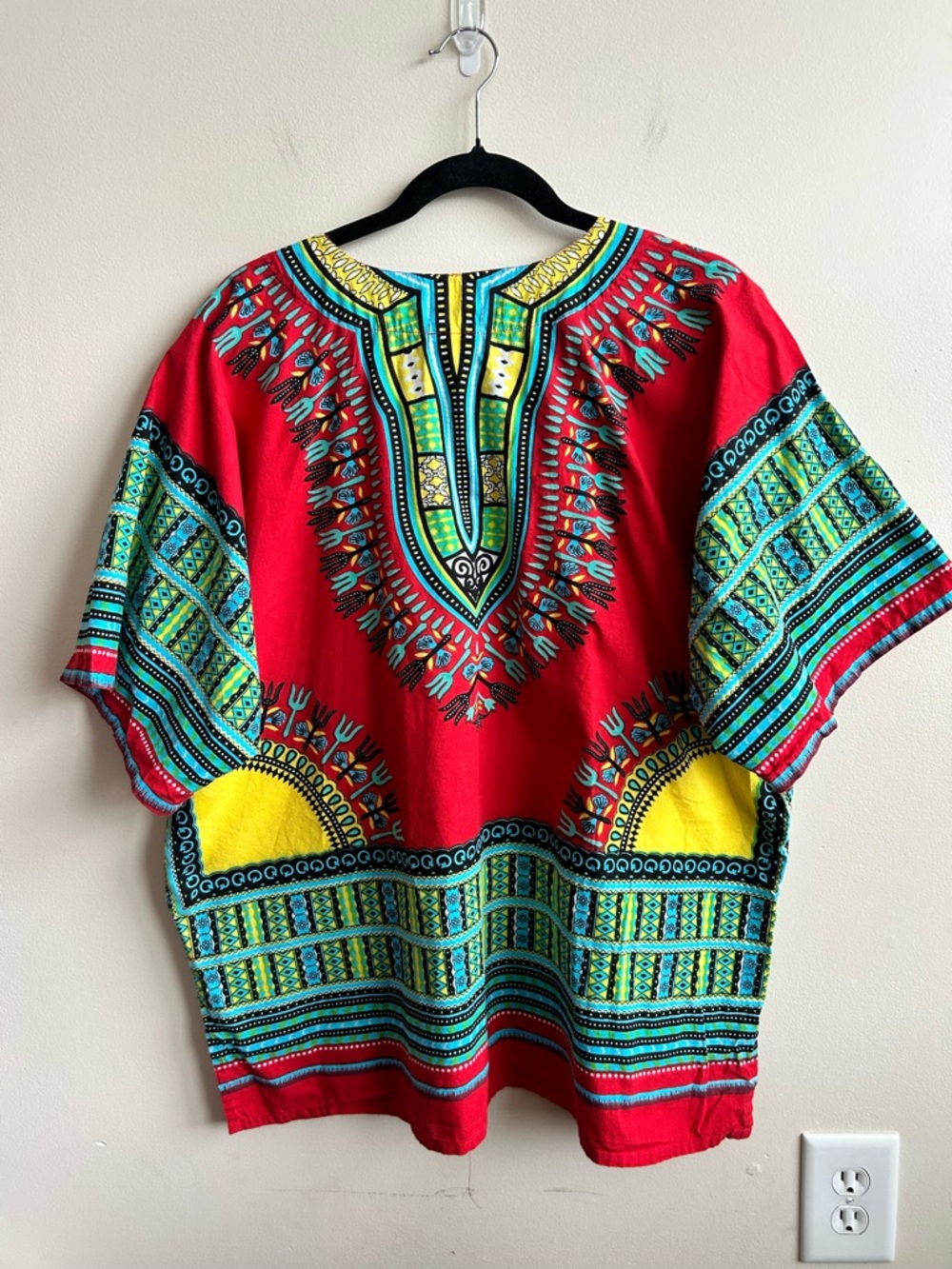 Wonder Wear Mens Traditional Cotton Dashiki Shirt L - Picture 5 of 5